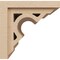 Ekena Millwork 12"W x 12"D x 12"H Wide Sheridan Rough Cedar Woodgrain TimberThane Corbel, Primed Tan CORUR12X12X12SHERCPR - alternate 6
